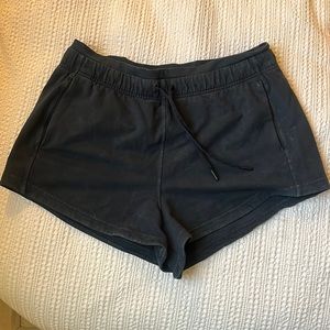Lululemon Inner Glow Short 3” *Terry in Acid Runner Dye True Navy Size 10